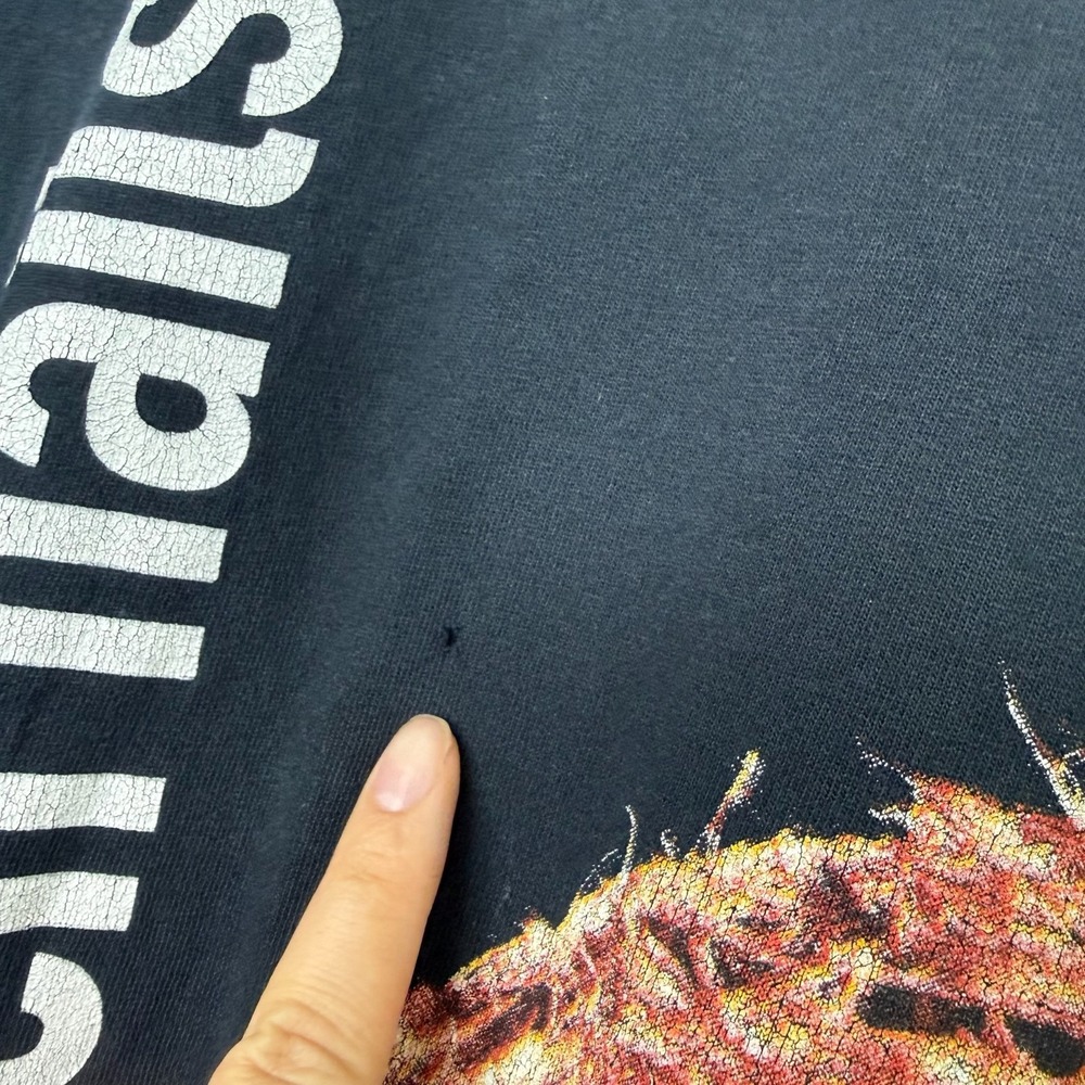 Vintage Nine Inch Nails 1995 Further Down the Spiral Graphic T-Shirt Rope 25x31 - Picture 4 of 9
